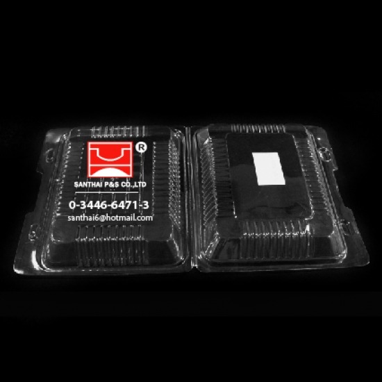กล่องใส่อาหารพลาสติกใส